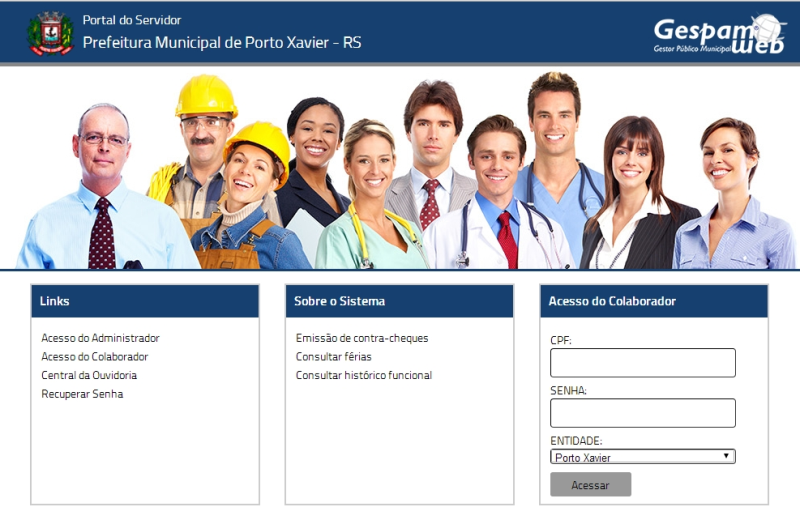 PREFEITURA DE PORTO XAVIER ADOTA SISTEMA DE CONTRACHEQUE ONLINE